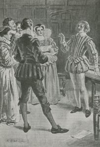 William Byrd Listens to His Madrigal by Charles Edmund Brock